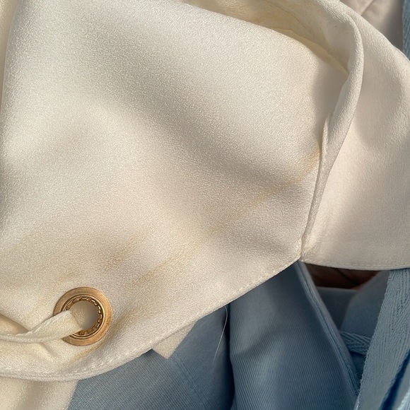 Calvin Klein White collared blouse XL - Picture 6 of 6